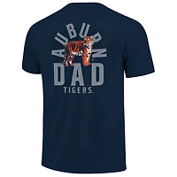 Men's  Navy Auburn Tigers Father's Day Mascot Overlay T-Shirt