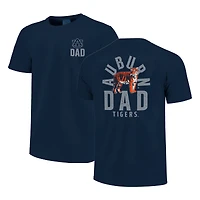 Men's  Navy Auburn Tigers Father's Day Mascot Overlay T-Shirt