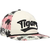 Casquette New Era crème auburn Tigers High Tide Golfer Snapback pour homme