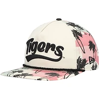 Casquette New Era crème auburn Tigers High Tide Golfer Snapback pour homme