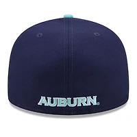Men's New Era Navy/Light Blue Auburn Tigers 59FIFTY Fitted Hat