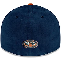 Men's New Era Navy/Orange Auburn Tigers Basic Low Profile 59FIFTY Fitted Hat