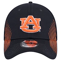 Men's New Era Navy Auburn Tigers Active Slash Sides 39THIRTY Flex Hat