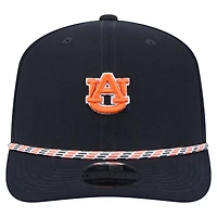 Men's New Era Navy Auburn Tigers Game Day Multi-Rope 9SEVENTY Stretch-Snap Hat