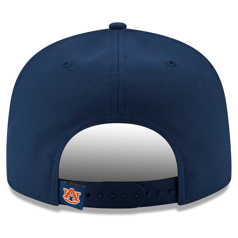Men's New Era  Navy Auburn Tigers Outright 9FIFTY Snapback Hat