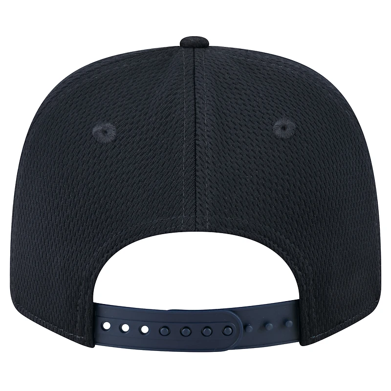 Men's New Era Navy Auburn Tigers Patched 9SEVENTY Stretch-Snap Adjustable Hat