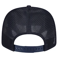 Casquette camionneur extensible à boutons-pression New Era Navy Auburn Tigers Primary 9SEVENTY pour homme