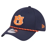 Men's New Era  Navy Auburn Tigers Rope 39THIRTY Flex Hat