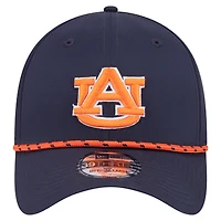 Men's New Era  Navy Auburn Tigers Rope 39THIRTY Flex Hat