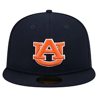 Men's New Era Navy  Auburn Tigers Throwback 59FIFTY Fitted Hat