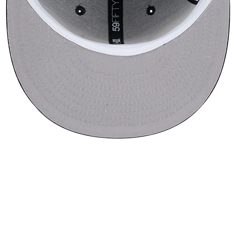 Men's New Era Navy  Auburn Tigers Throwback 59FIFTY Fitted Hat
