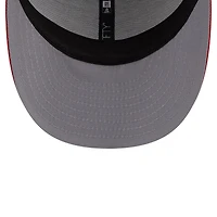 Casquette de camionneur Snapback 9FIFTY bleu marine Auburn Tigers Throwback Circle Patch pour hommes New Era