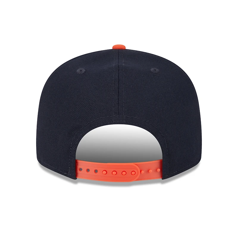 Men's New Era Navy Auburn Tigers Two-Tone 9FIFTY Snapback Hat