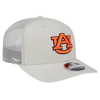 Casquette ajustable extensible en toile 9SEVENTY Stone Auburn Tigers de New Era pour homme