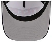 Men's New Era White/Navy Auburn Tigers Arch Two-Tone Rope 9FORTY A-Frame M-Crown Adjustable Hat