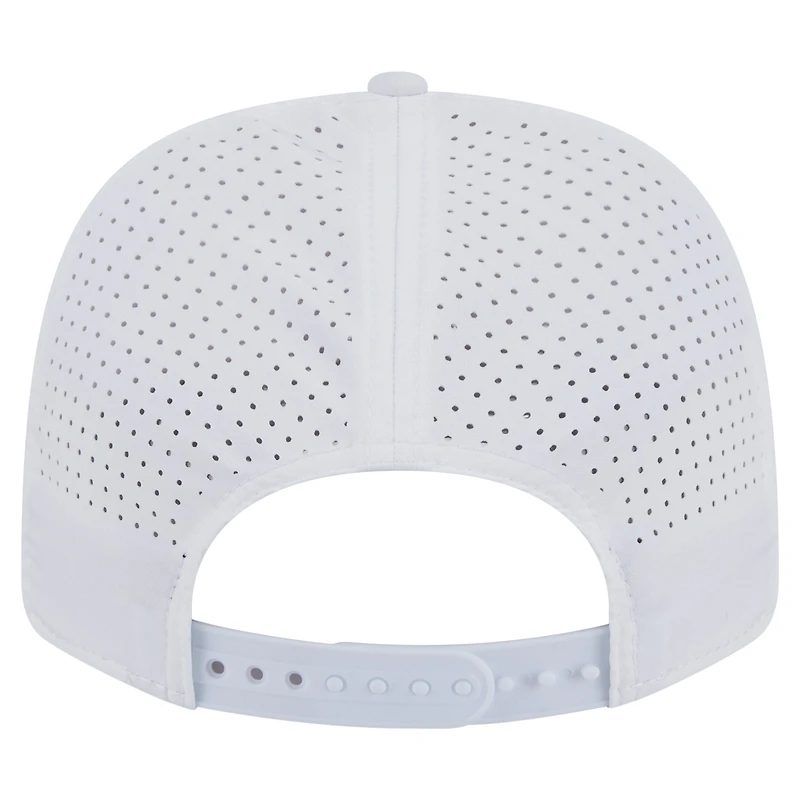 Casquette extensible à boutons-pression New Era blanche Auburn Tigers Perform Vault 9SEVENTY pour homme