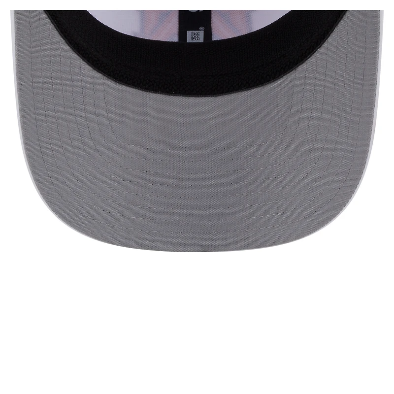 Casquette extensible à boutons-pression New Era blanche Auburn Tigers Perform Vault 9SEVENTY pour homme