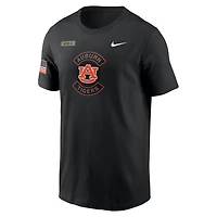 T-shirt Nike Dri-FIT noir Auburn Tigers 2025 Military Appreciation pour homme