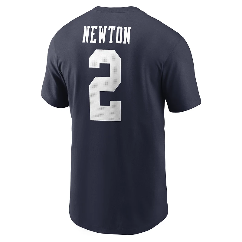 T-shirt Nike Cam Newton bleu marine pour homme avec nom et numéro des Auburn Tigers