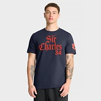 Men's Nike Charles Barkley Navy Auburn Tigers Sir Name & Number T-Shirt