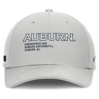 Casquette ajustable Nike grise Auburn Tigers 2025 On-Field Primetime Rise Dri-FIT pour homme