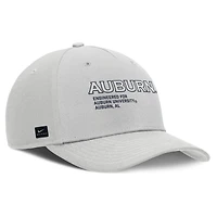 Casquette ajustable Nike grise Auburn Tigers 2025 On-Field Primetime Rise Dri-FIT pour homme