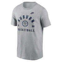 Men's Nike Heather Gray Auburn Tigers Basketball Legacy Arch T-Shirt