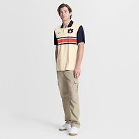 Men's Nike Natural/Navy Auburn Tigers Vapor Primary Logo Dri-FIT Polo