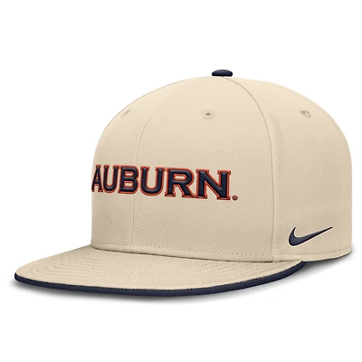 Men's Nike Natural Auburn Tigers 2026 Primetime True Fitted Hat