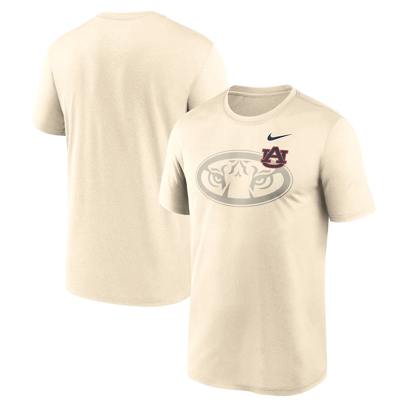 T-shirt Nike Natural Auburn Tigers Campus Shadow Legend Dri-FIT pour homme