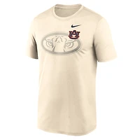 Men's Nike Natural Auburn Tigers Campus Shadow Legend Dri-FIT T-Shirt
