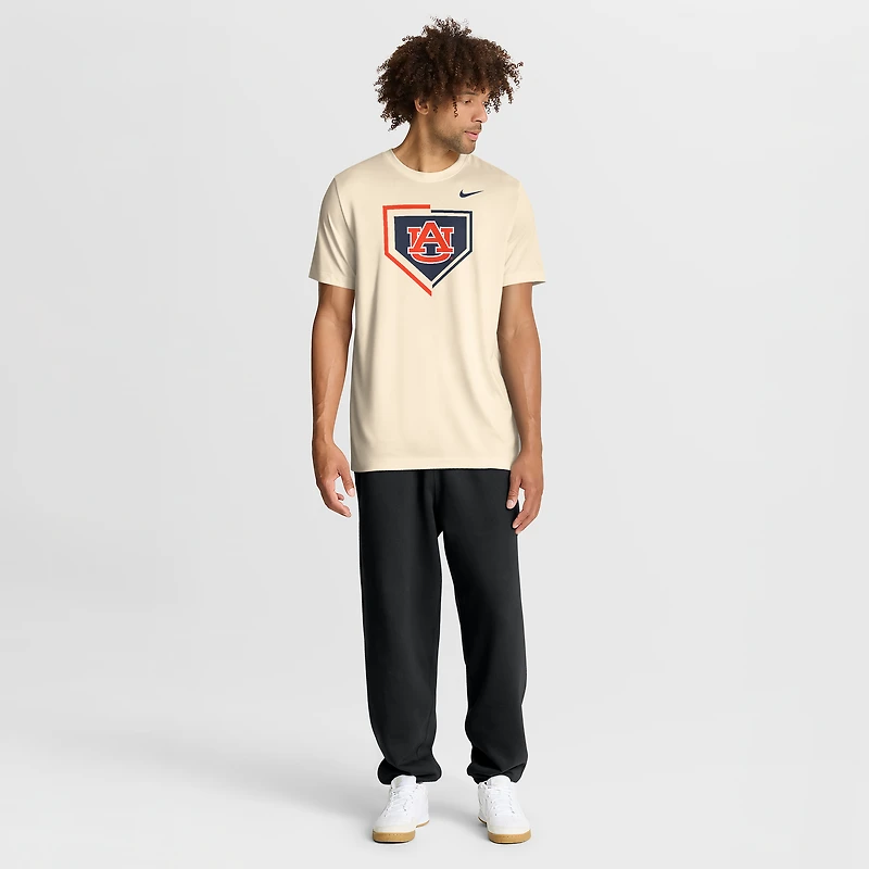 T-shirt Nike Dri-FIT pour homme, couleur naturelle, Auburn Tigers Primetime Baseball Icon Legend