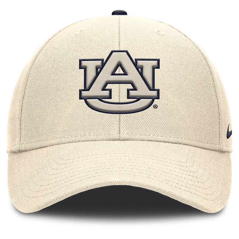 Casquette ajustable Nike Natural Auburn Tigers Primetime Rise Dri-FIT pour homme