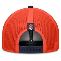Casquette Nike Auburn Tigers 2025 Sideline Campus Pro Local Snapback pour homme, bleu marine/orange