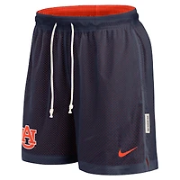 Men's Nike Navy/Orange Auburn Tigers Courtside Standard Issue Dri-FIT Reversible Shorts