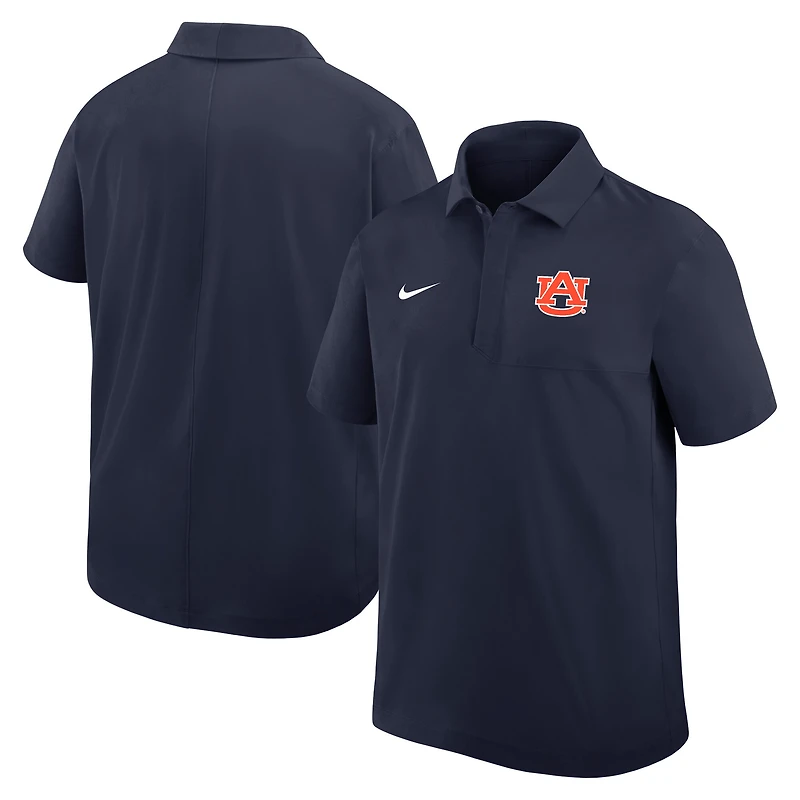 Men's Nike Navy Auburn Tigers 2025 Coaches Sideline Polo