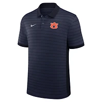 Men's Nike Navy Auburn Tigers 2025 Early Season Coaches Sideline Victory Stripe Dri-FIT Polo