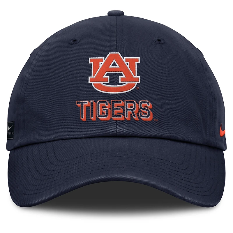 Casquette Nike bleu marine Auburn Tigers 2025 Gameday On-Field Club pour homme