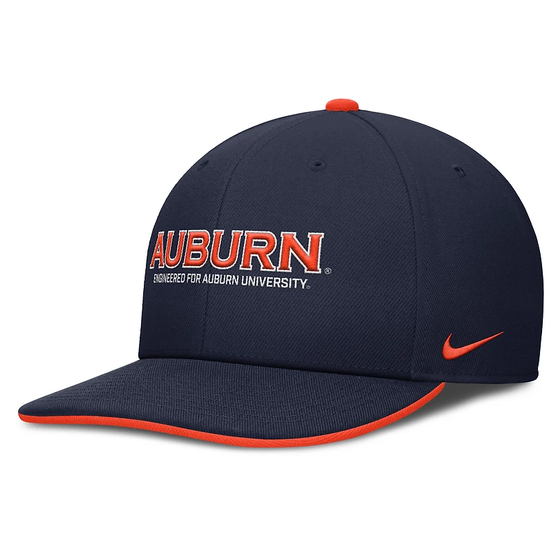 Casquette ajustable Nike On-Field Pro Dri-FIT bleu marine Auburn Tigers 2025 pour homme