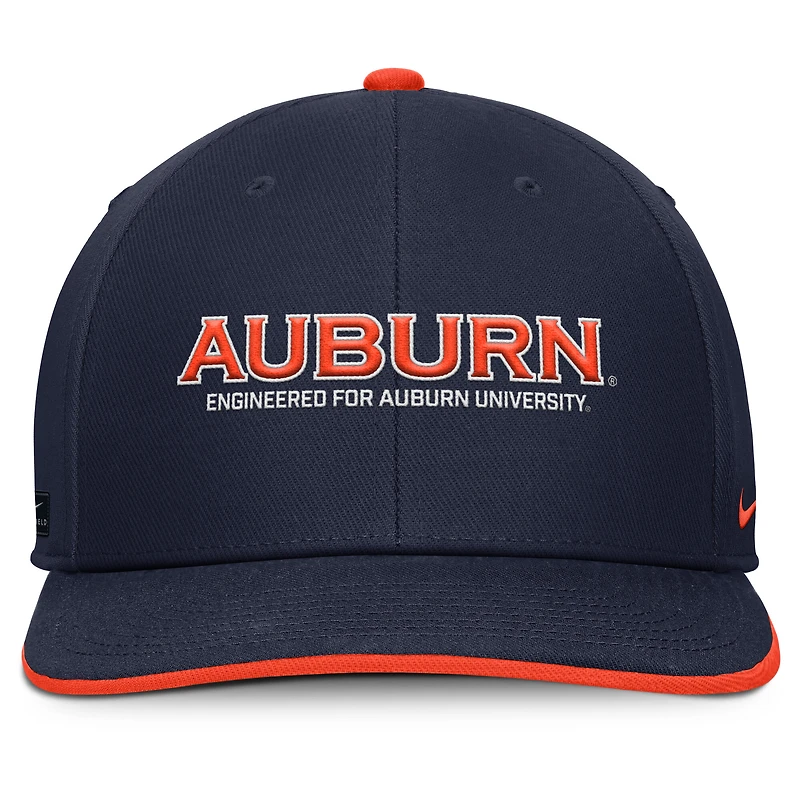 Men's Nike Navy Auburn Tigers 2025 On-Field Pro Dri-FIT Adjustable Hat