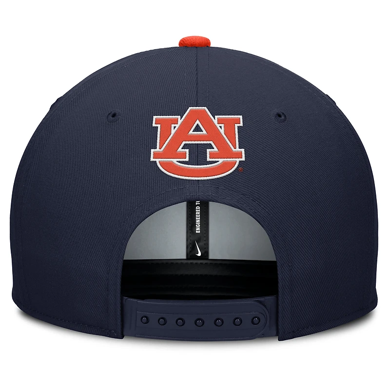 Men's Nike Navy Auburn Tigers 2025 On-Field Pro Dri-FIT Adjustable Hat