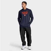 Men's Nike Navy Auburn Tigers 2025 Sideline Dri-FIT Long Sleeve Hoodie T-Shirt