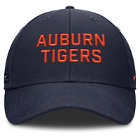 Men's Nike Navy Auburn Tigers 2025 Sideline Rise Practice Adjustable Hat