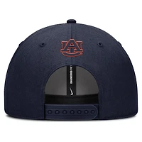Men's Nike Navy Auburn Tigers 2025 Sideline Rise Practice Adjustable Hat