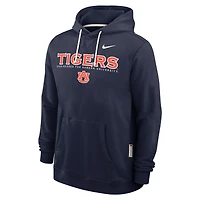 Sweat à capuche Nike Dri-FIT bleu marine Auburn Tigers 2025 Sideline Standard Issue pour homme