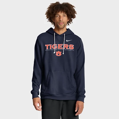 Sweat à capuche Nike Dri-FIT bleu marine Auburn Tigers 2025 Sideline Standard Issue pour homme