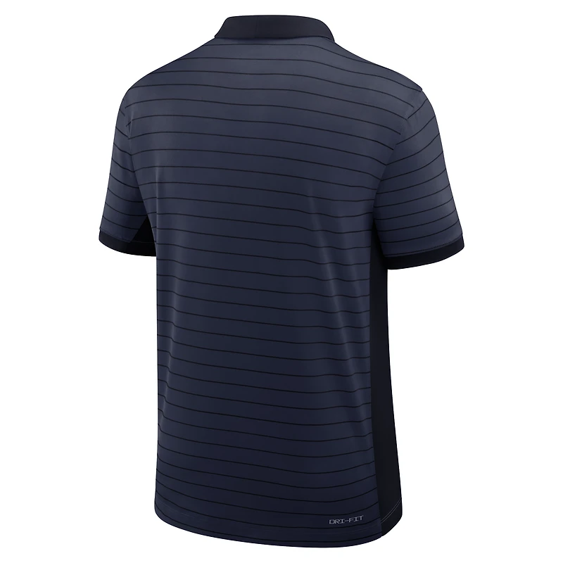 Men's Nike White Auburn Tigers 2026 Early Season Coaches Sideline Victory Stripe Dri-FIT Polo