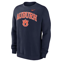 Sweat-shirt Nike bleu marine Auburn Tigers Arch pour homme