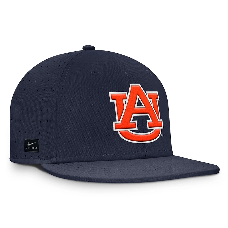 Casquette ajustée Nike True Dri-FIT bleu marine Auburn Tigers Dugout pour homme