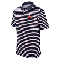 Polo Nike Tan Auburn Tigers à rayures avec logo principal Dri-FIT pour homme